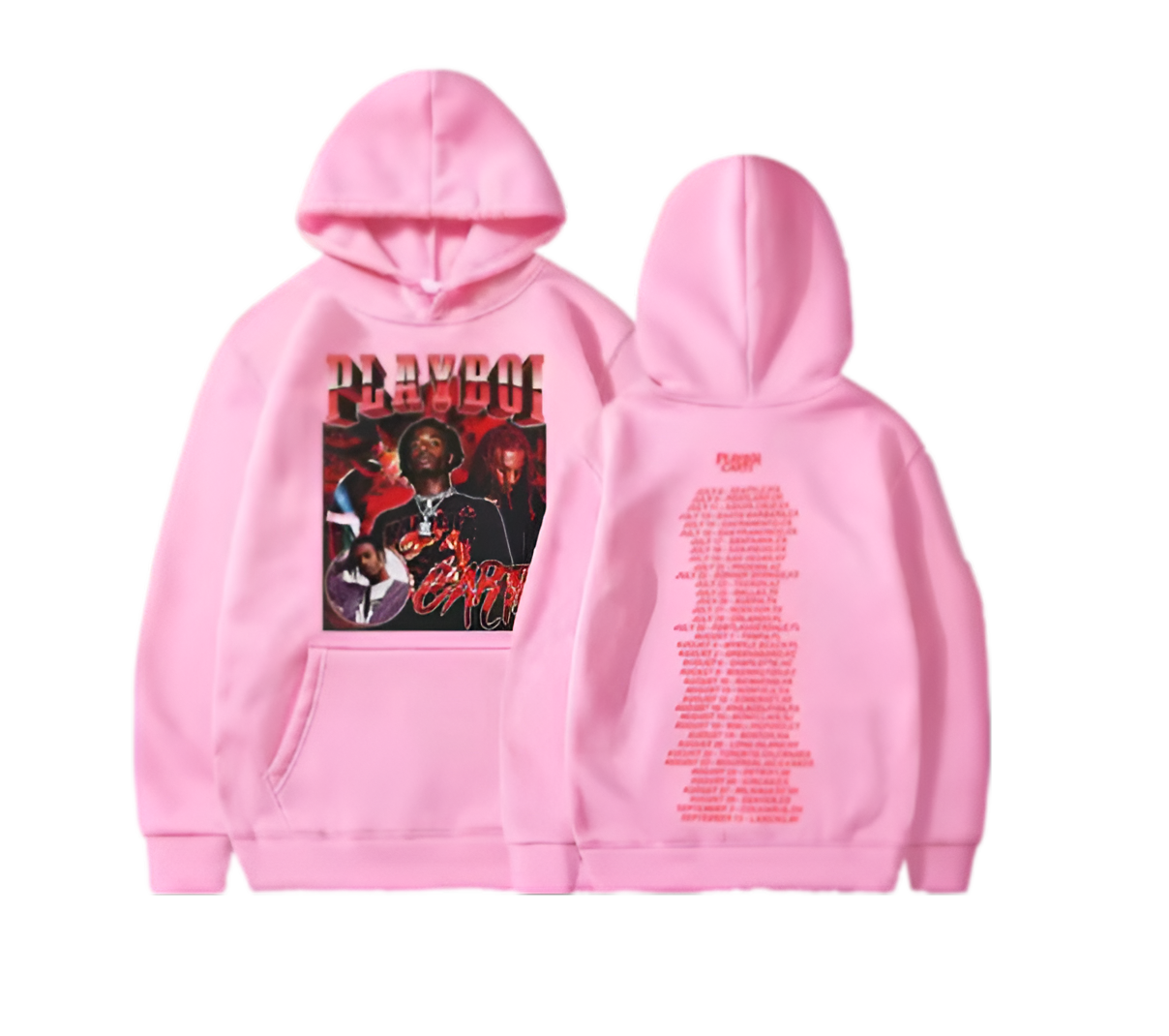 Playboi Carti Oversized Hoodies