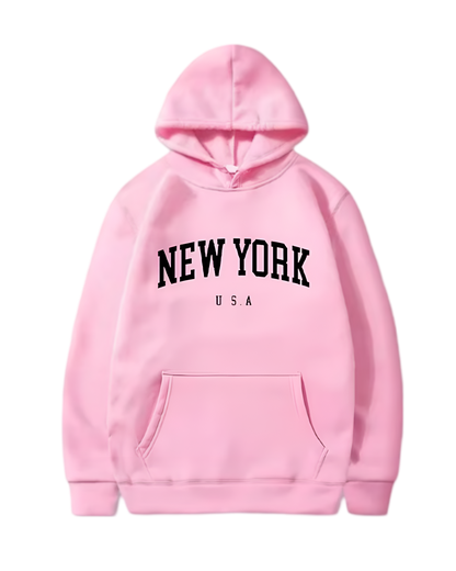 New York Basic Pullover Hoodie