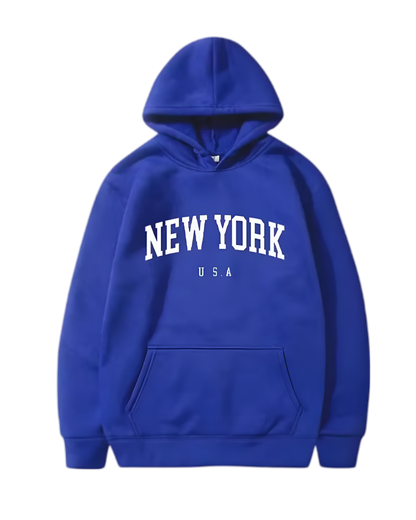 New York Basic Pullover Hoodie