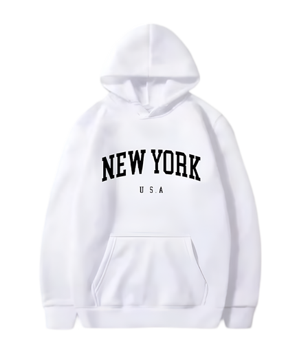 New York Basic Pullover Hoodie