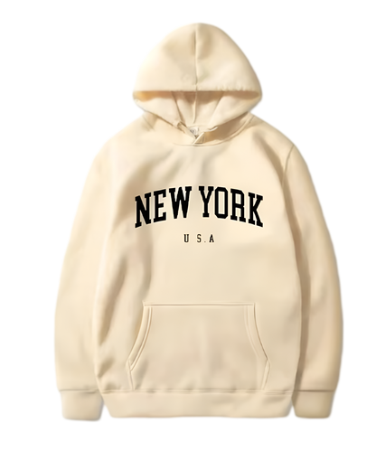 New York Basic Pullover Hoodie