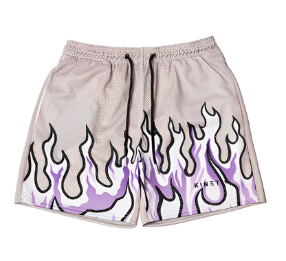 Flame Mesh Shorts