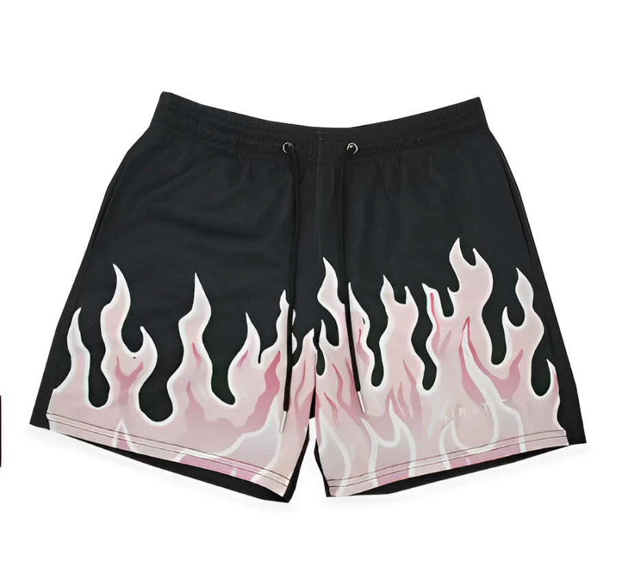 Flame Mesh Shorts