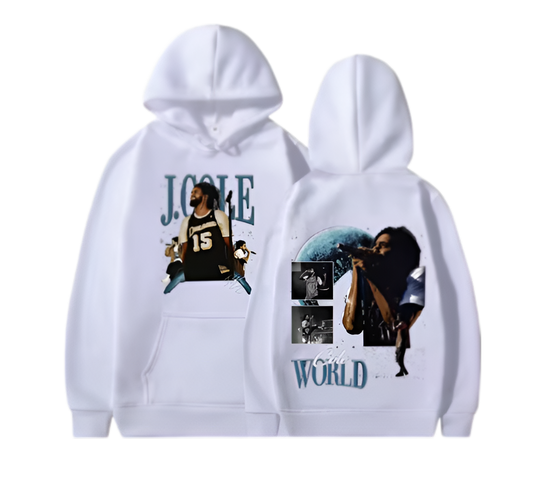 J Cole Cotton-Blend Hoodie