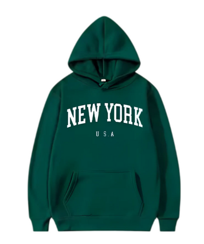 New York Basic Pullover Hoodie