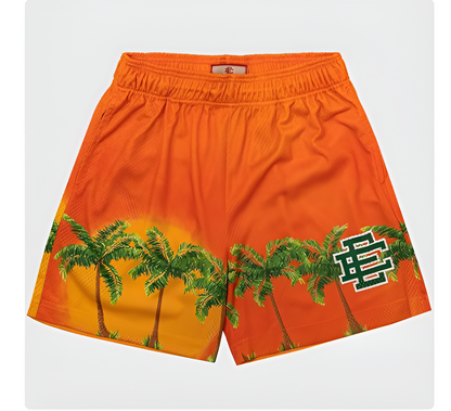 EE Palm Tree Mesh Shorts