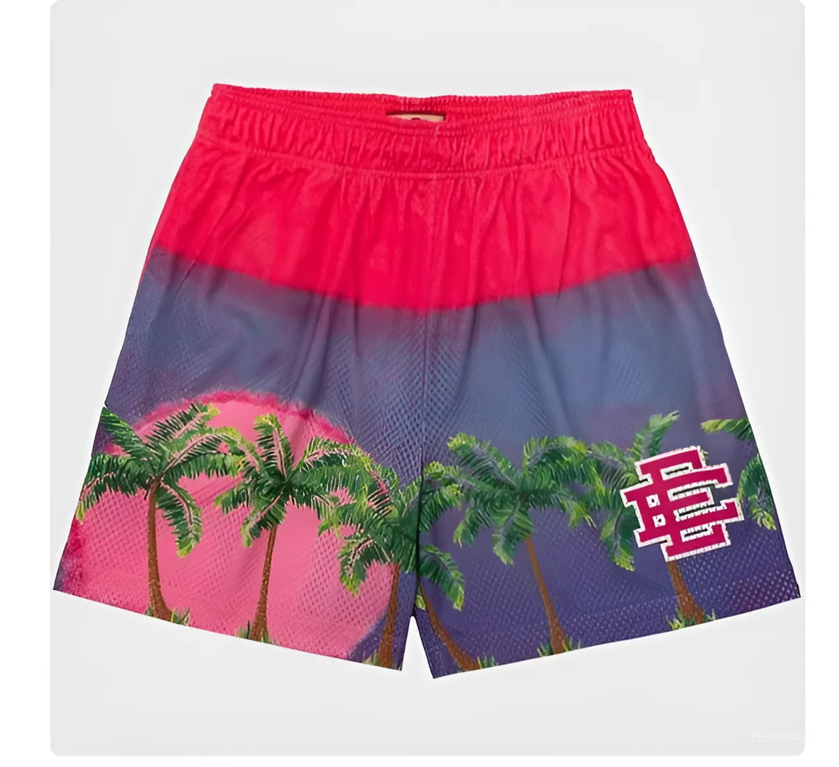 EE Palm Tree Mesh Shorts