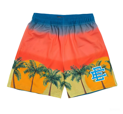 EE Palm Tree Mesh Shorts