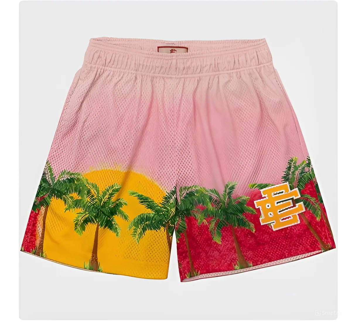 EE Palm Tree Mesh Shorts